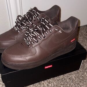 Supreme Dark Brown Men's Sneakers